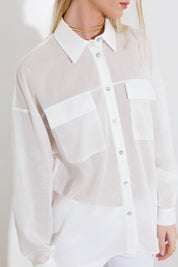 Camicia in mussola di cotone - Compagnia Italiana