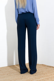 Flowing straight leg trousers