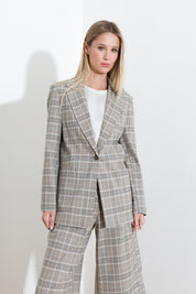 Blazer stampa galles