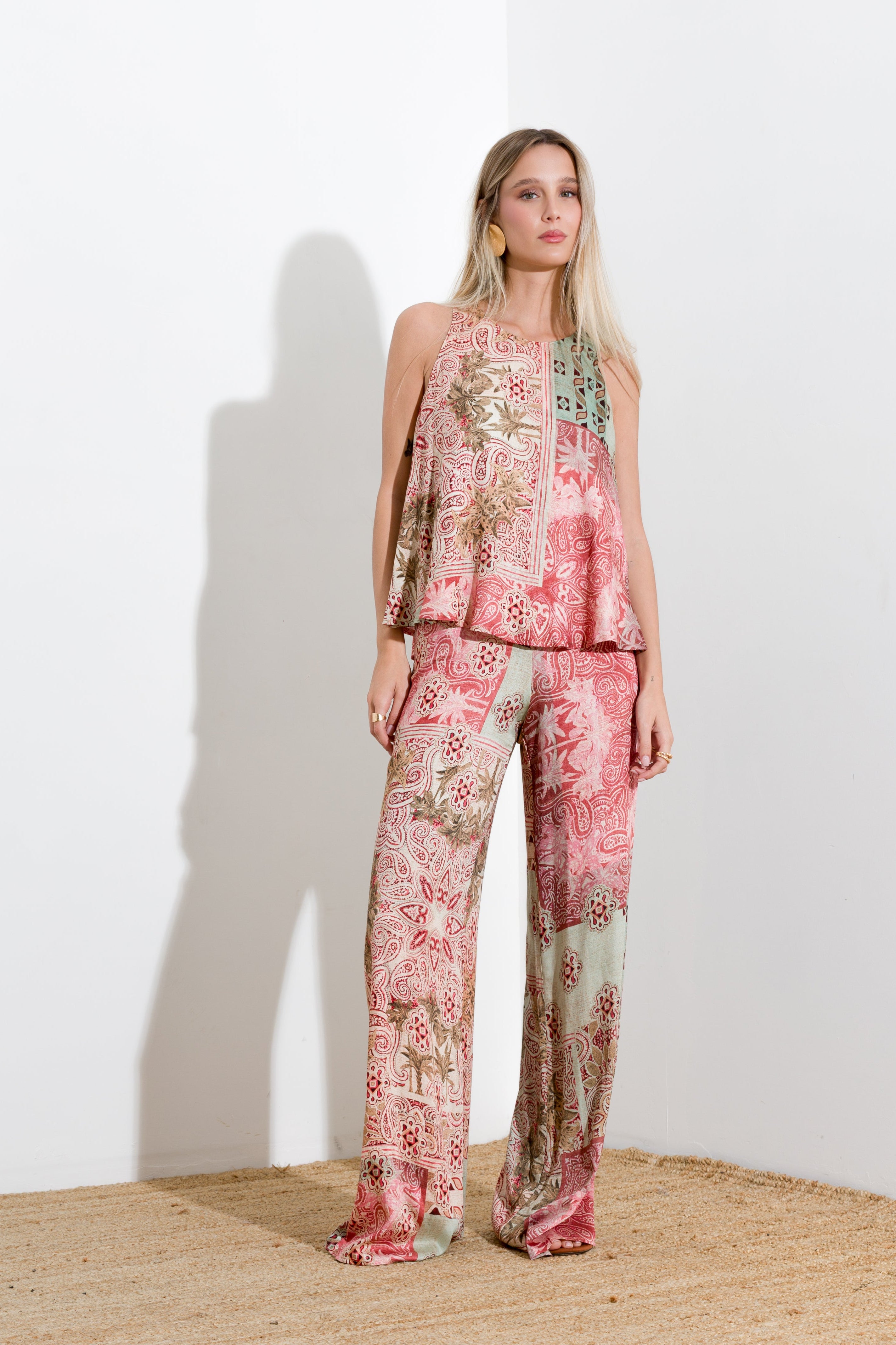 Top smanicato stampa patch