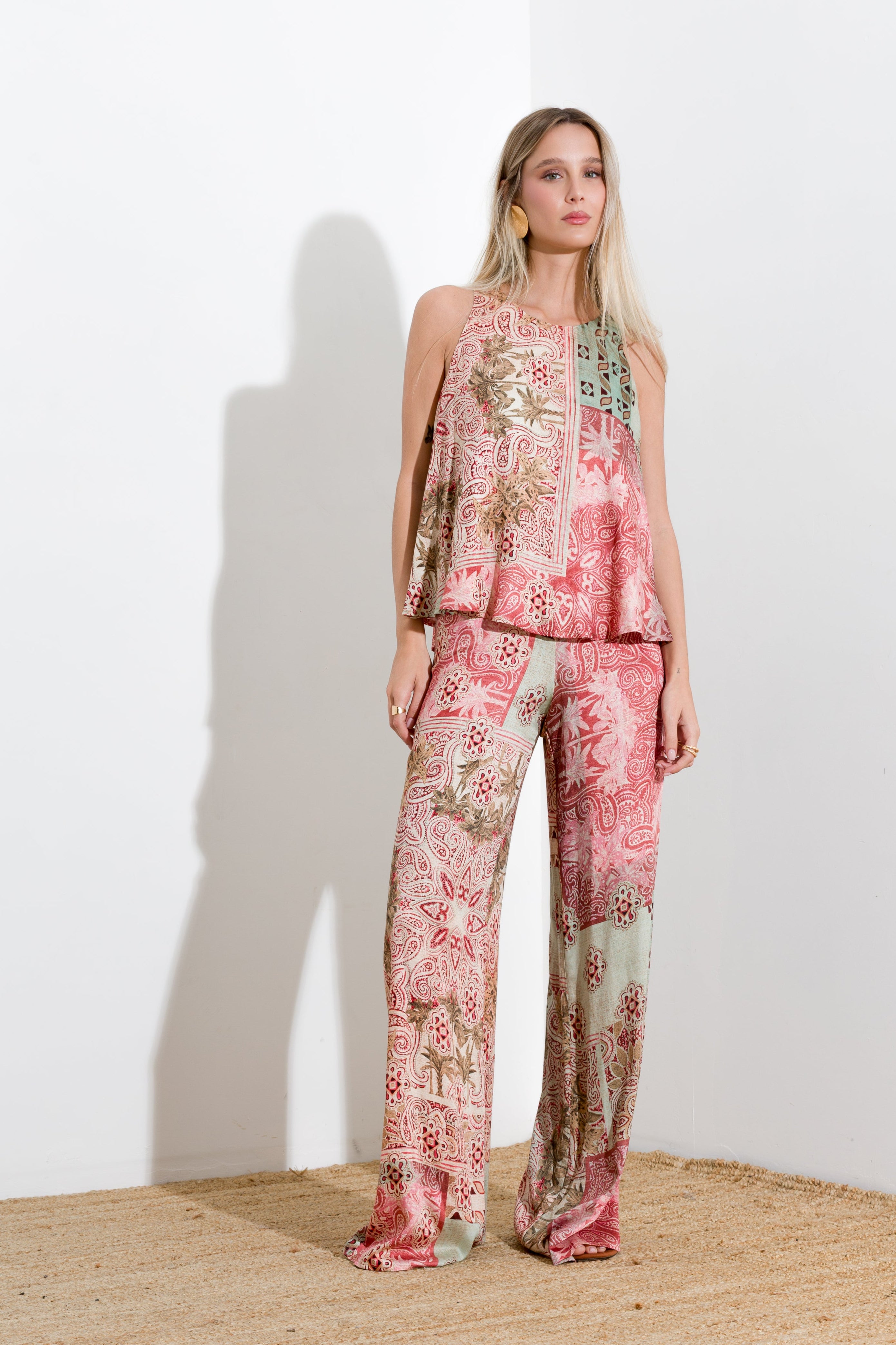 Pantalone stampa patch