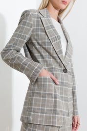 Blazer stampa galles