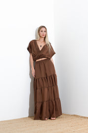 Gonna lunga in tencel