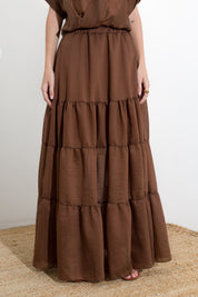 Gonna lunga in tencel