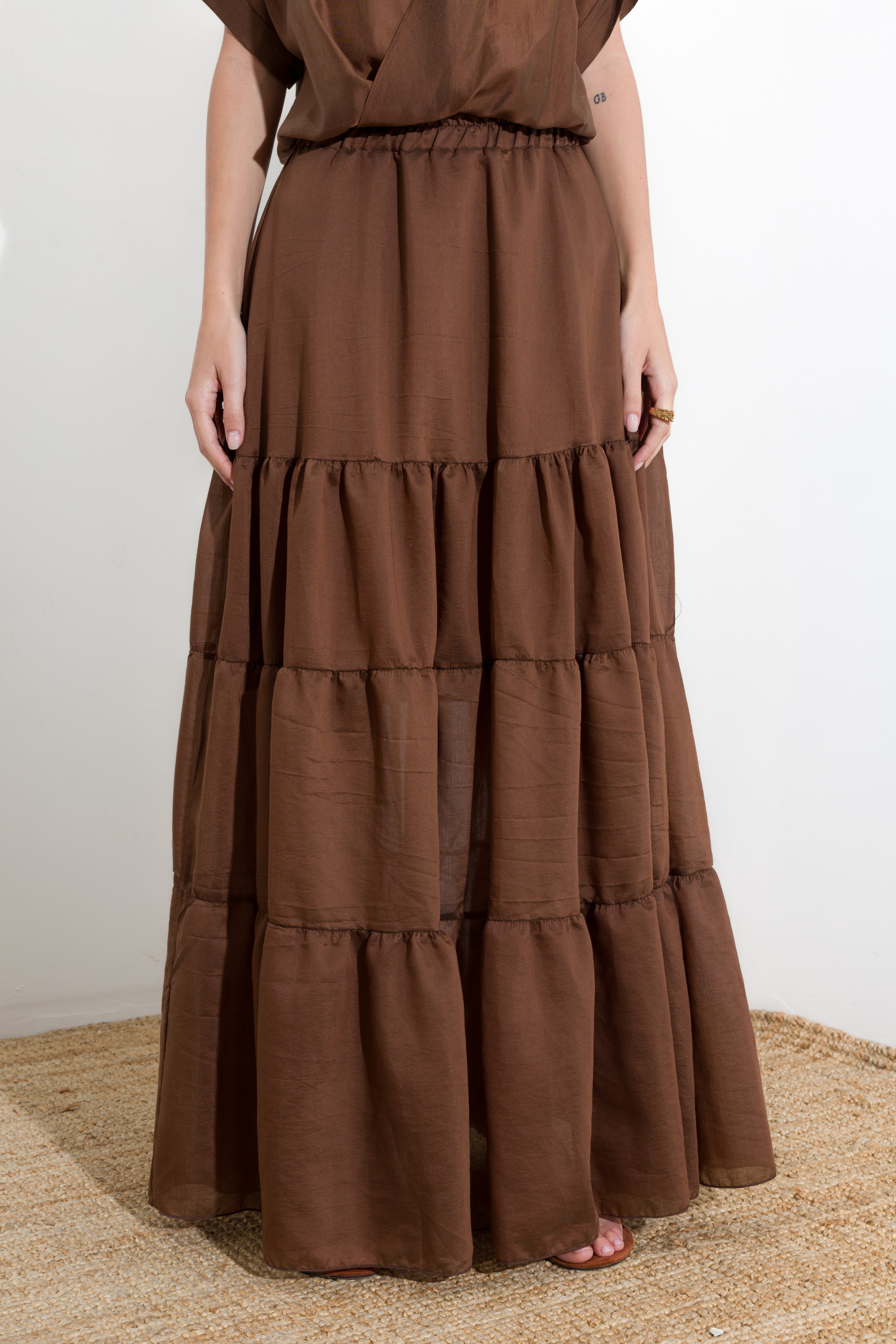 Gonna lunga in tencel