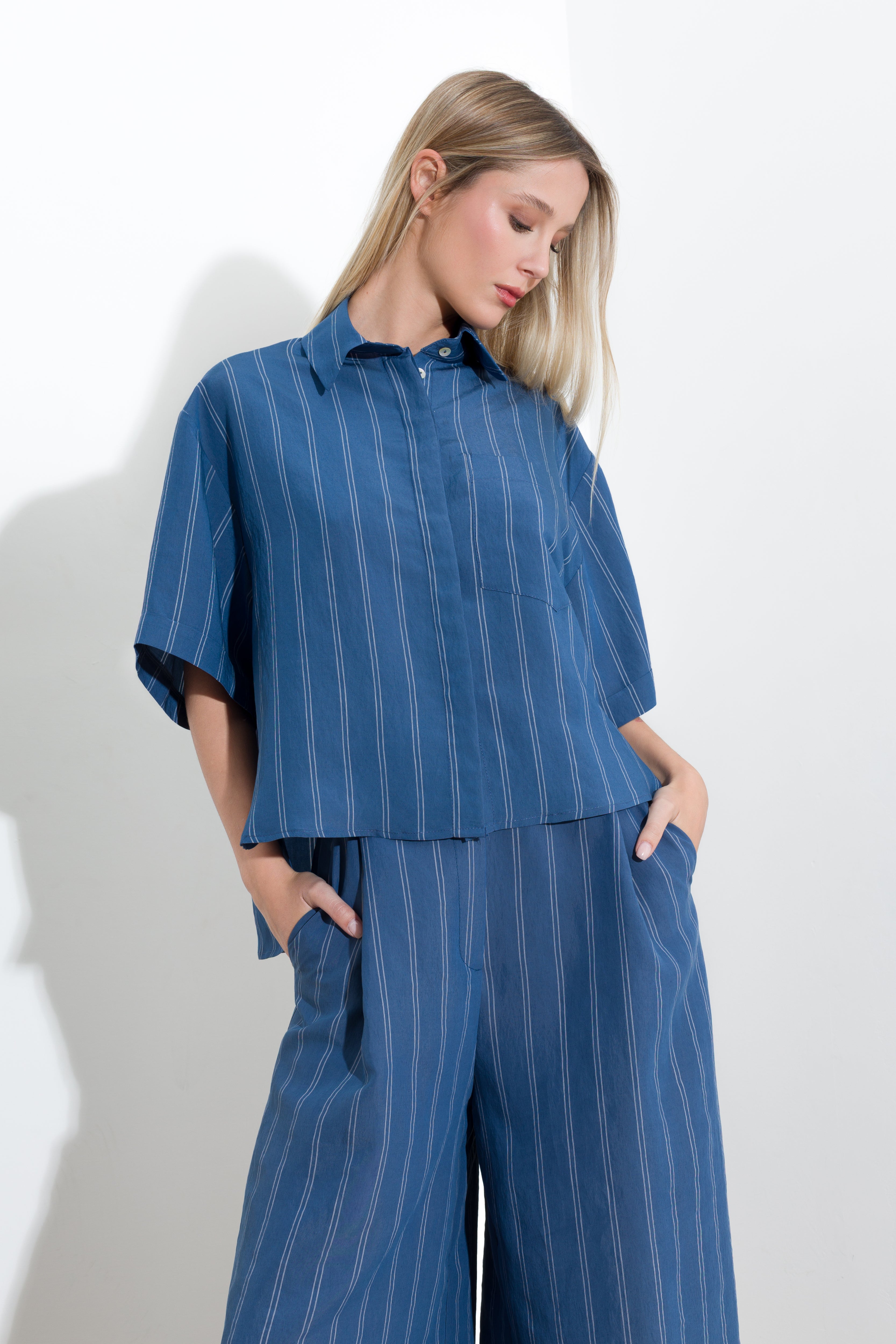 Camicia doppia riga