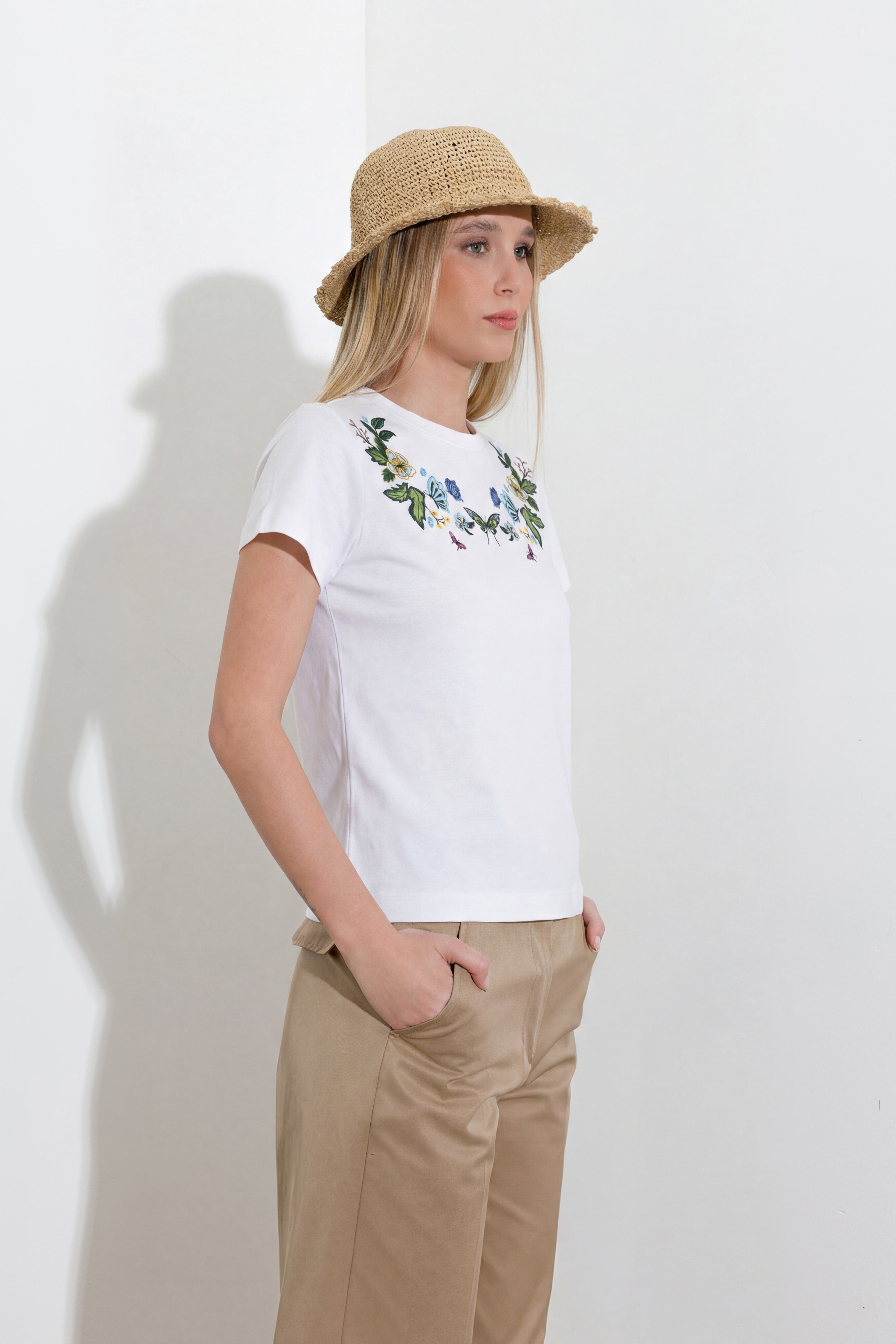 T-shirt with embroidery