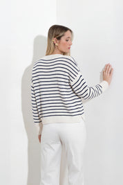 Oversized cotton sweater