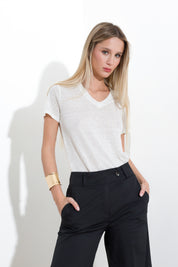T-shirt in lino