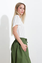 T-shirt in viscosa