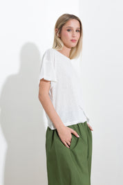 T-shirt in viscosa