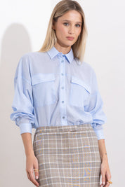 Cotton muslin shirt