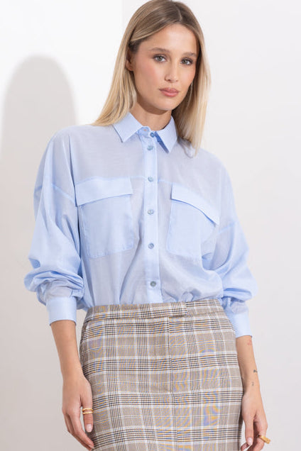 Cotton muslin shirt
