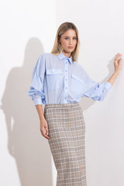 Cotton muslin shirt