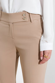 Pantalone flare in tecnico