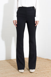 Pantalone flare in tecnico