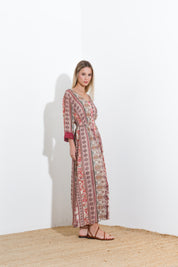 Long patterned dress