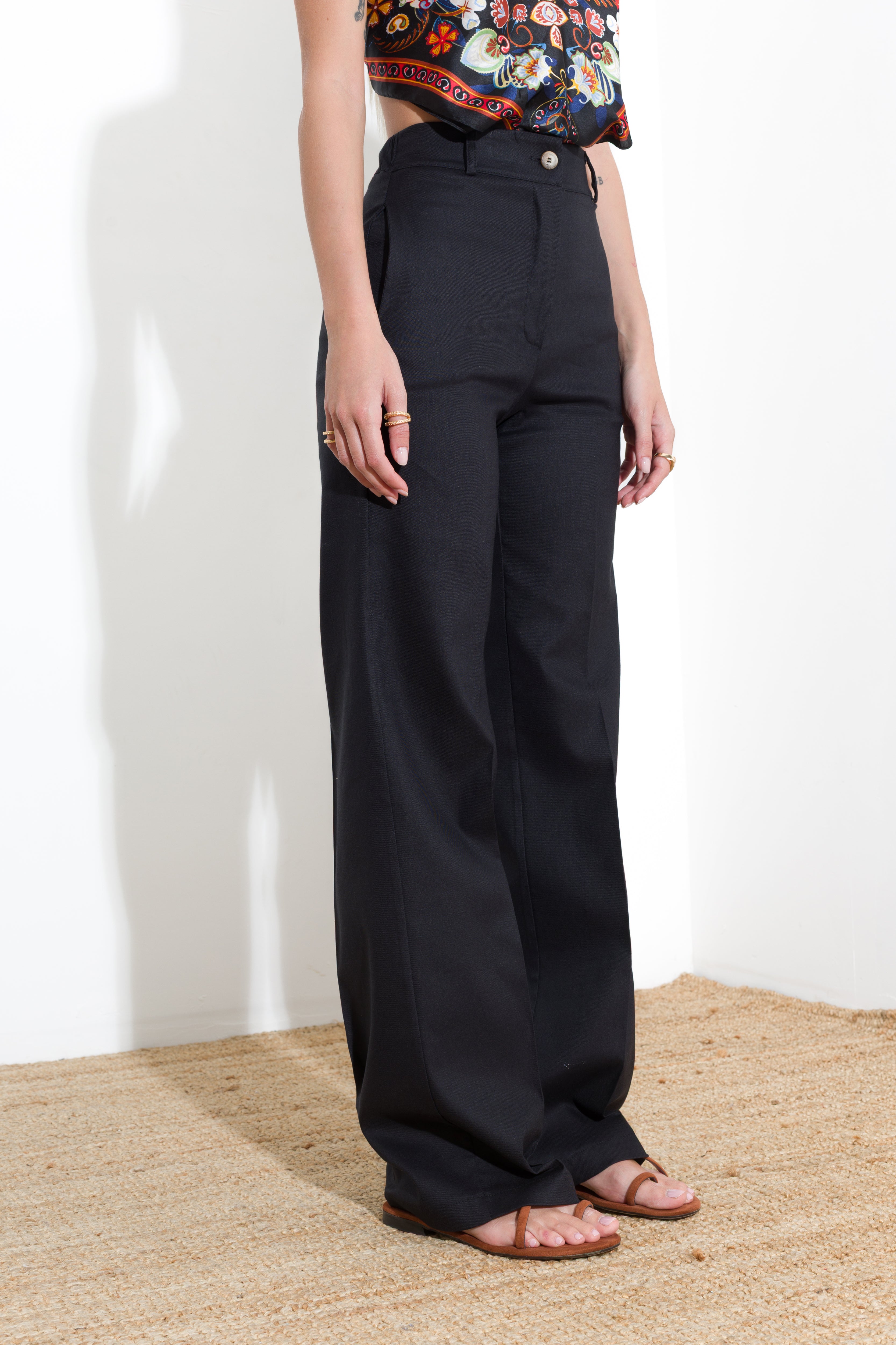 Pantalone in viscosa lino