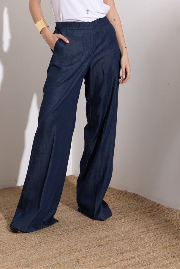 Pantalone effetto denim - Compagnia Italiana