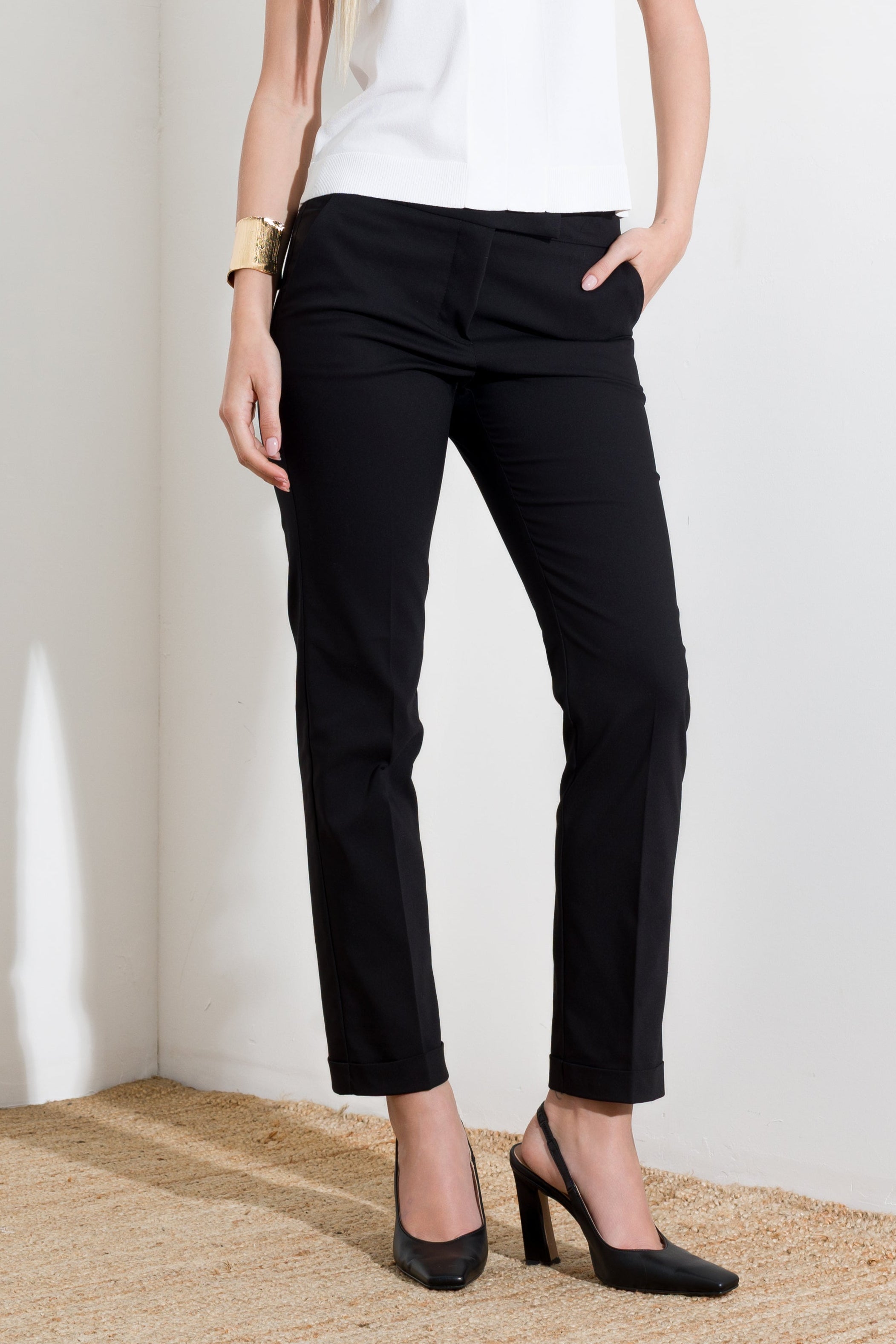 Pantalone in doppio cotone
