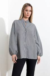Camicia riga in viscosa - Compagnia Italiana