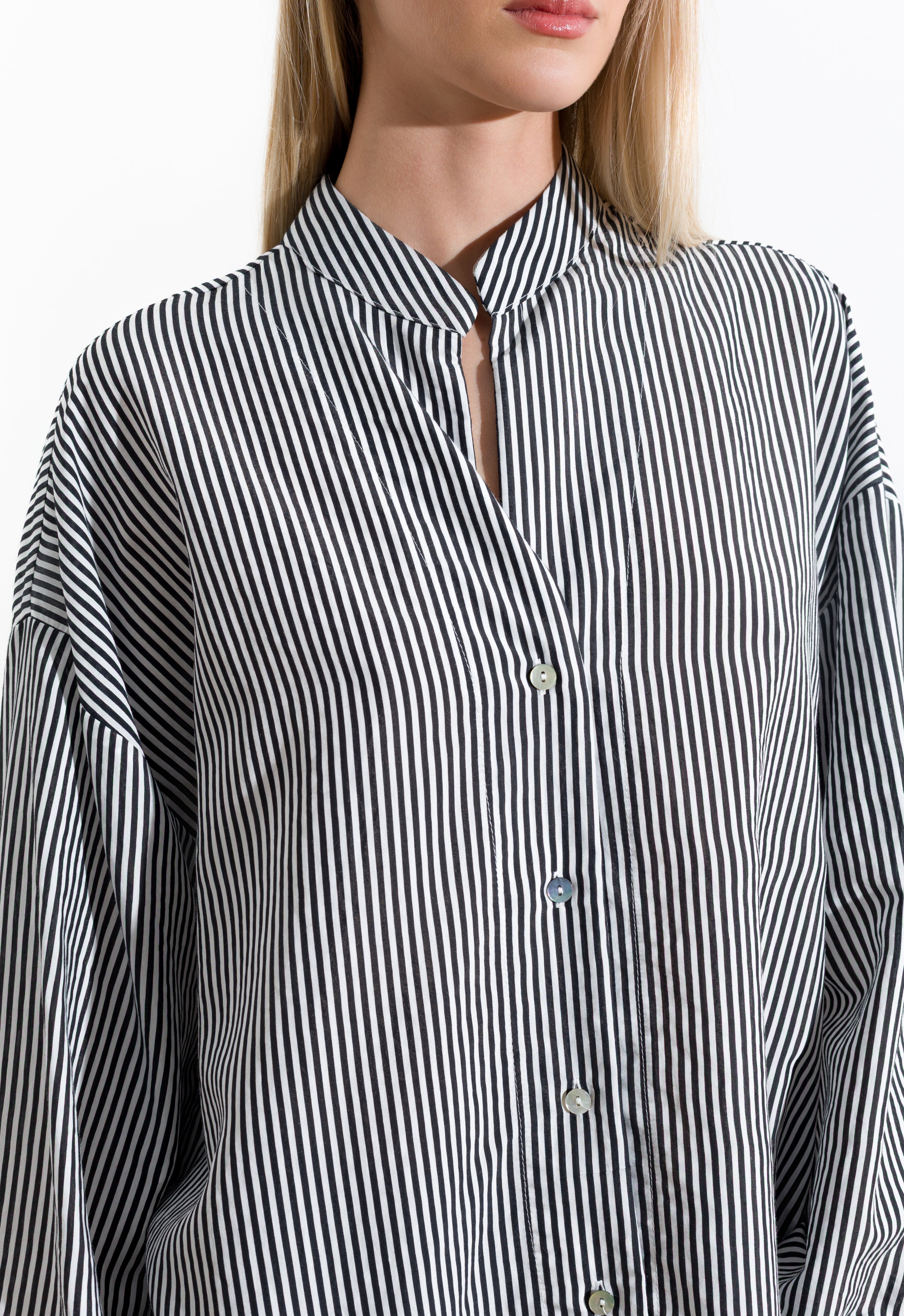 Camicia riga in viscosa - Compagnia Italiana