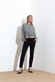 Camicia riga in viscosa - Compagnia Italiana