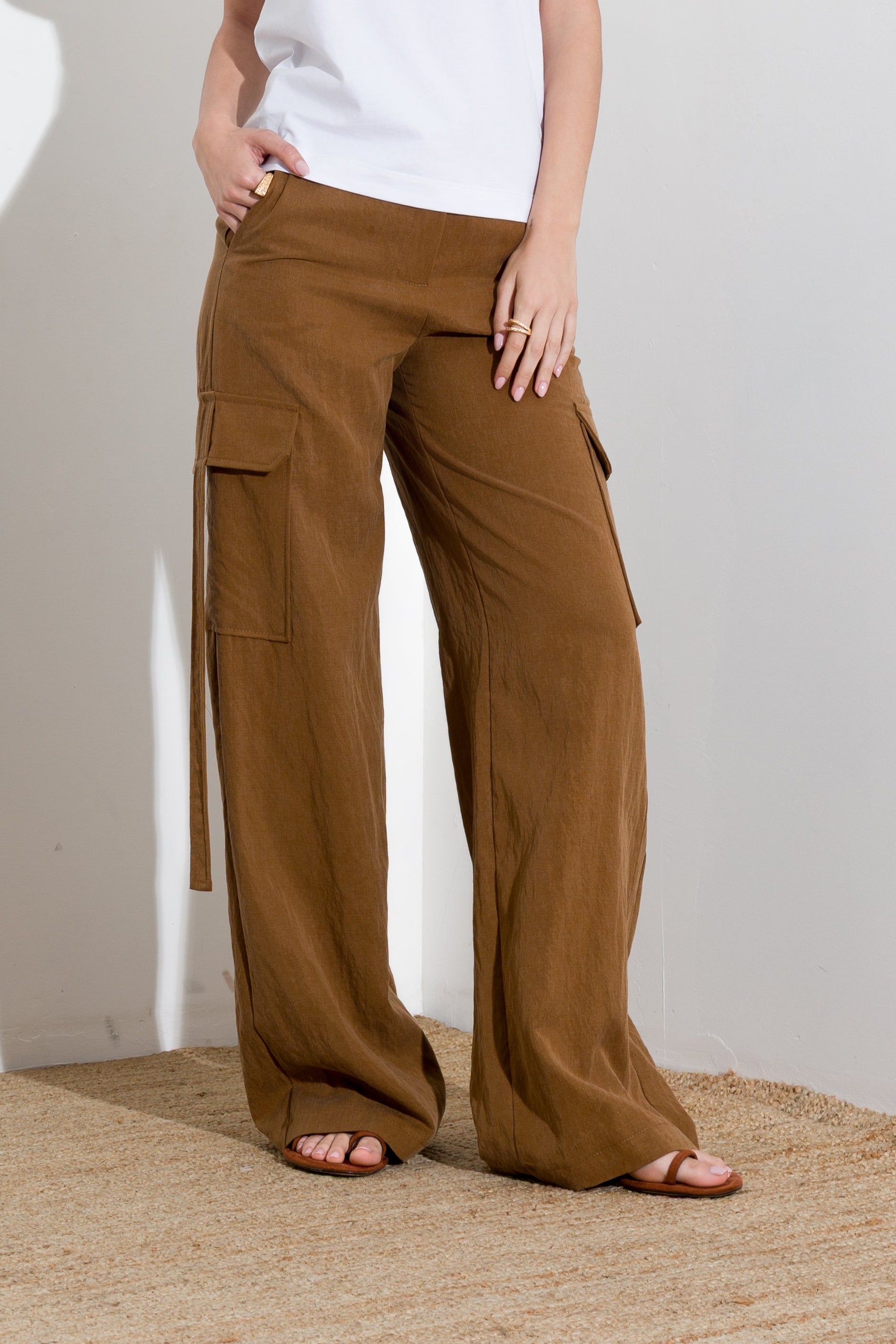 Pantalone cargo in lyocell - Compagnia Italiana
