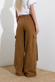 Pantalone cargo in lyocell - Compagnia Italiana