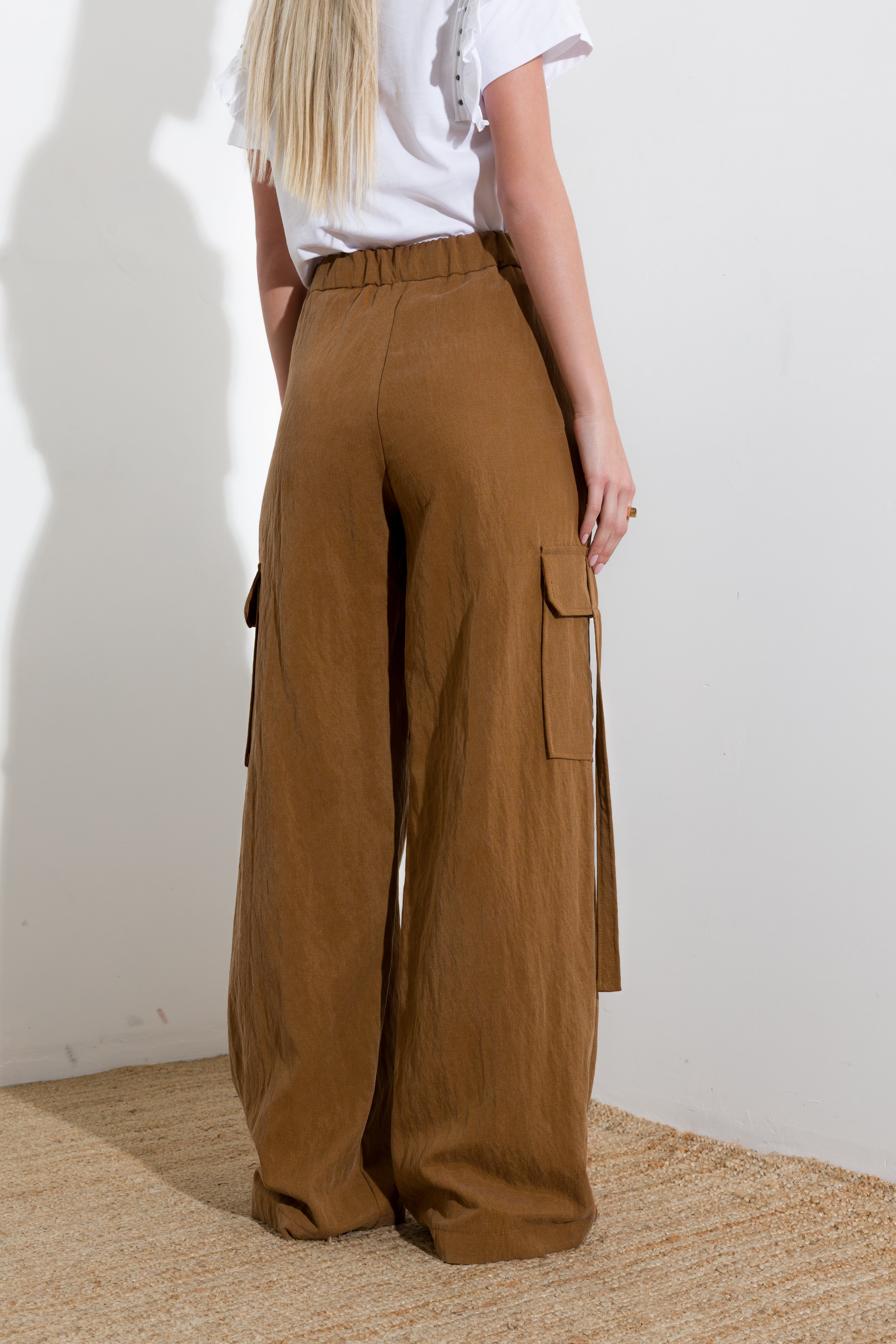 Pantalone cargo in lyocell - Compagnia Italiana