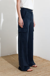 Pantalone cargo in lyocell - Compagnia Italiana