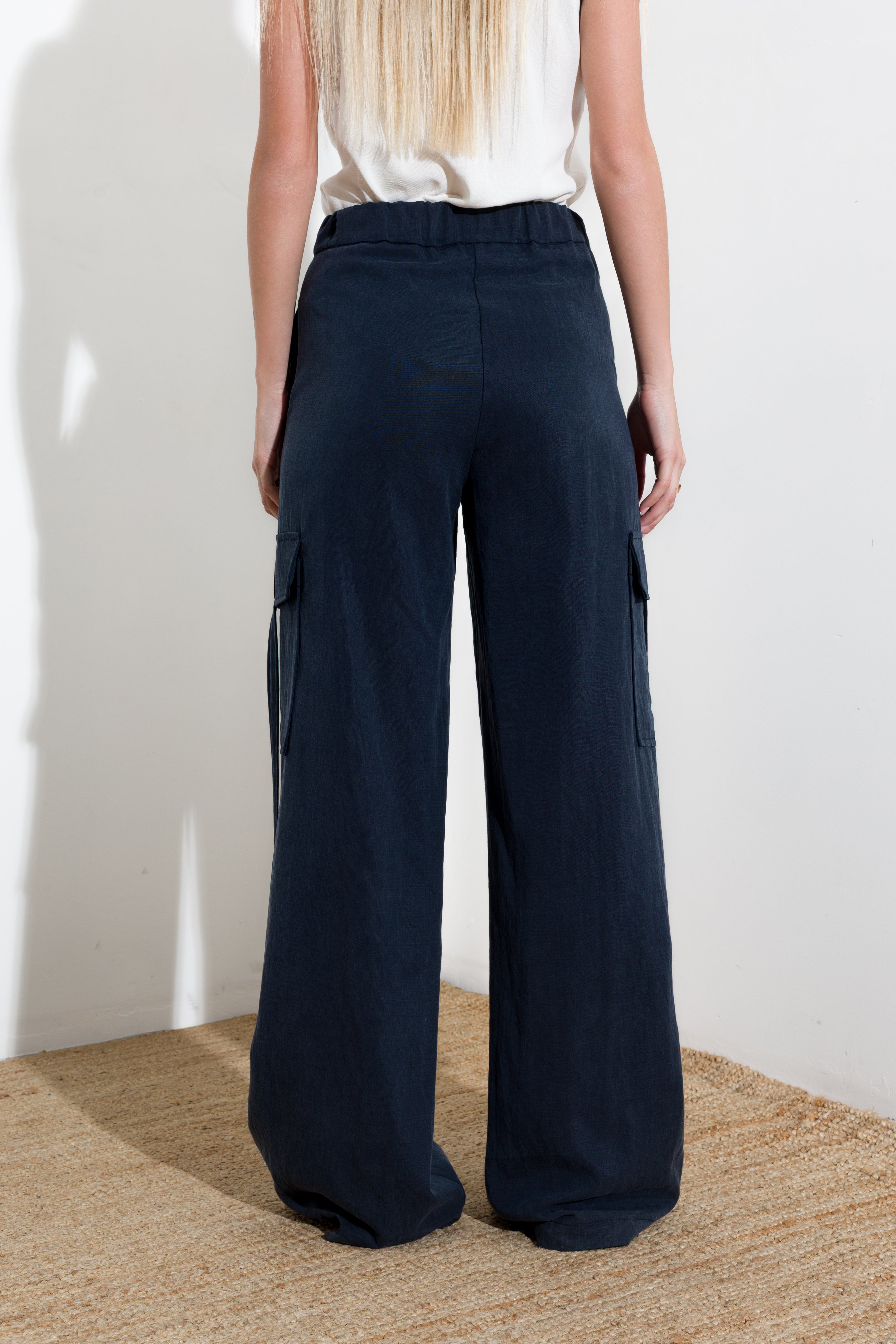 Pantalone cargo in lyocell - Compagnia Italiana