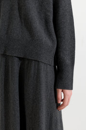 Maglia polo in misto cashmere