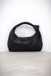 Borsa pelle itrecciata