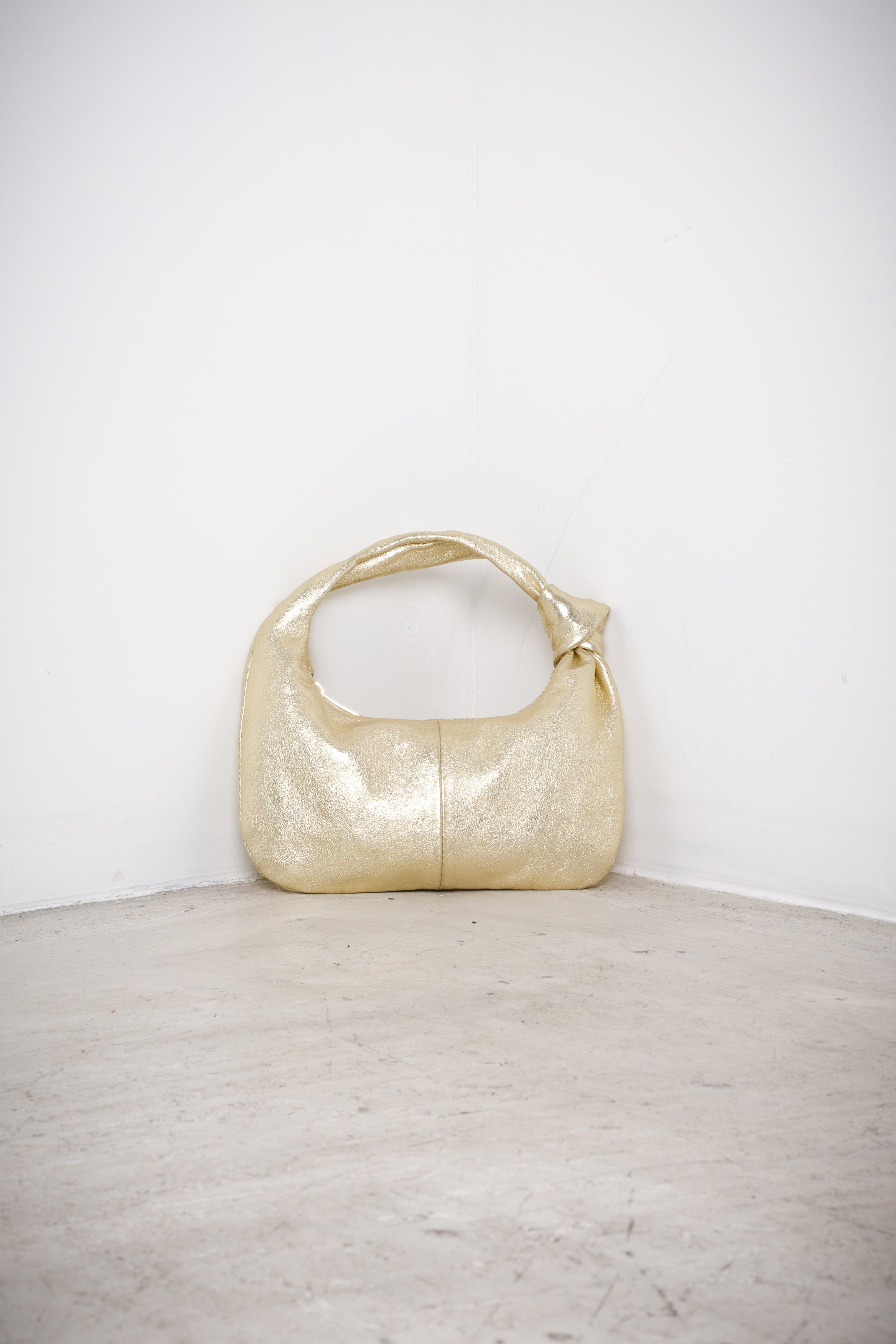 Borsa mini in pelle laminata