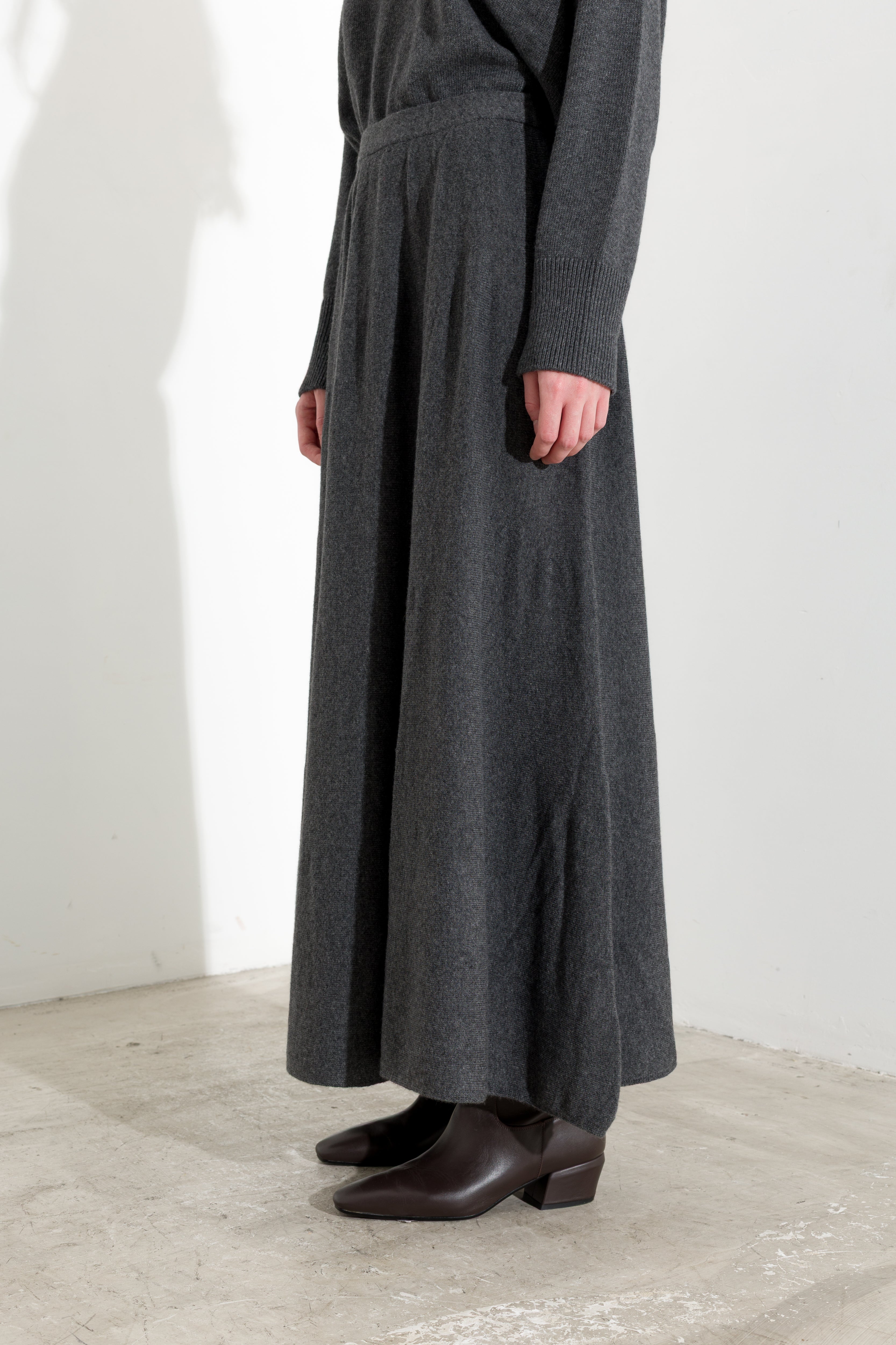 Gonna lunga in misto cashmere - Friendly Sweater