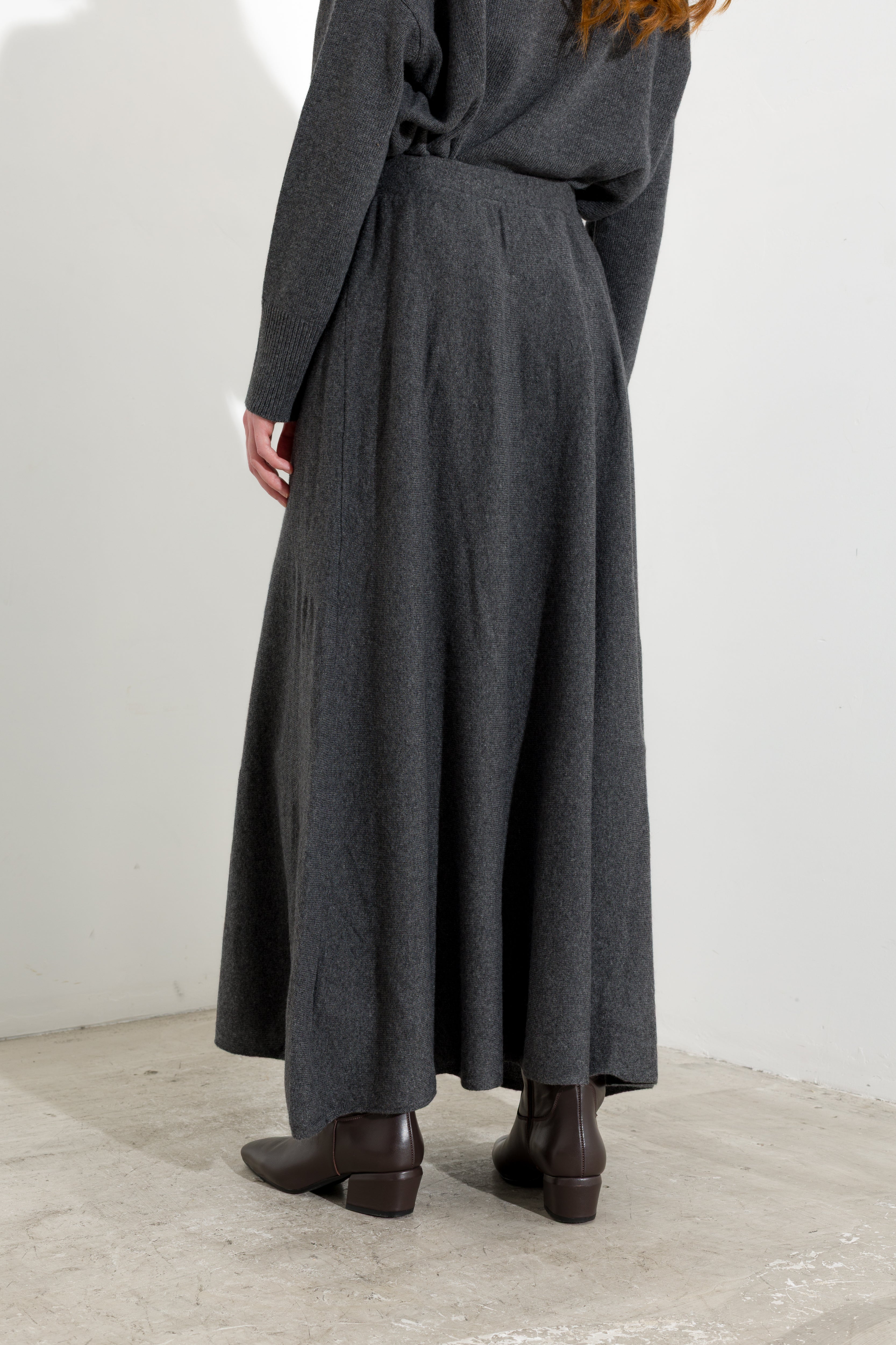 Gonna lunga in misto cashmere - Friendly Sweater