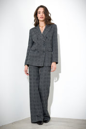 Giacca doppiopetto in galles