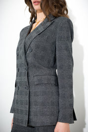 Giacca doppiopetto in galles