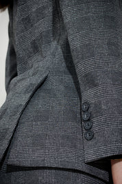 Giacca doppiopetto in galles