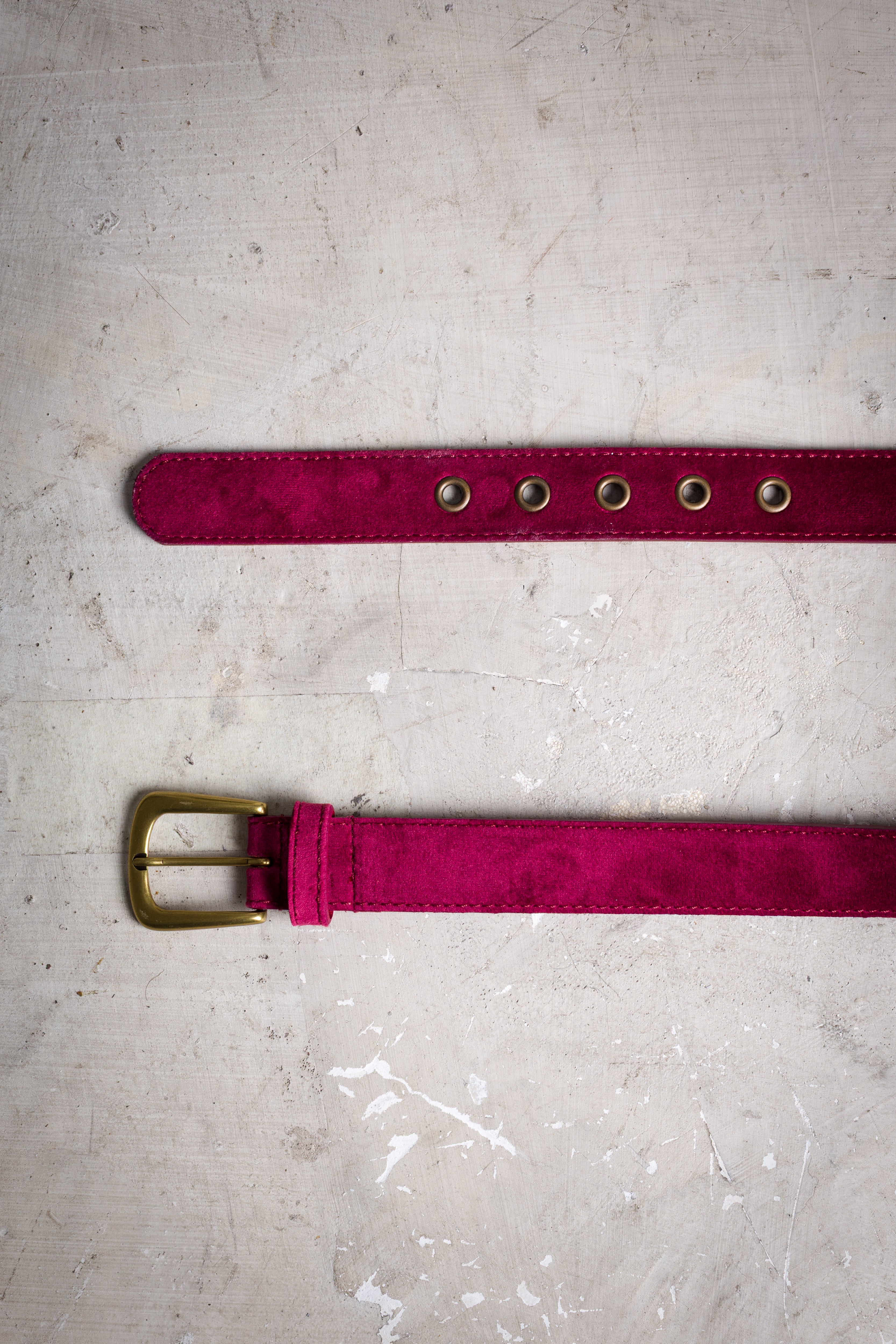 Velvet belt