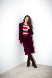 Blazer in velluto a coste