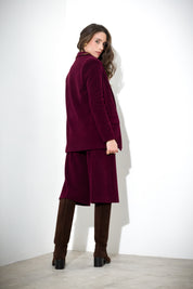 Blazer in velluto a coste