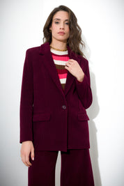 Blazer in velluto a coste