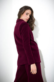 Blazer in velluto a coste