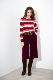 Bermuda in velluto coste