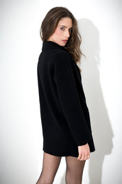 Cappotto doppiopetto in lana vergine