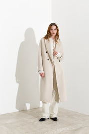 Cappotto lungo doppio petto