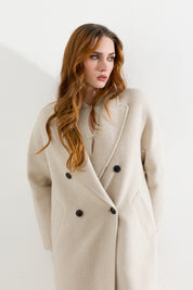 Cappotto lungo doppio petto