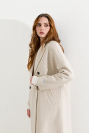 Cappotto lungo doppio petto